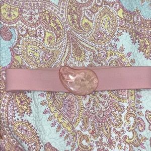 Vintage 1970’s baby pink belt